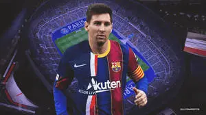 Messi PSG Aerial Stadium