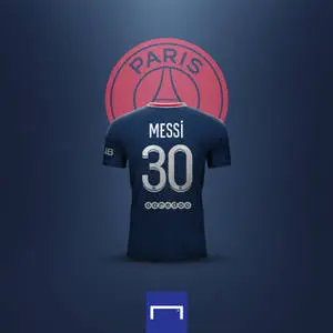 Messi PSG Blue Jersey
