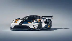Multicolor Ford GT Sports Car