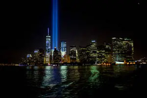 One World Trade Center Beside The Light