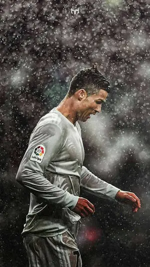  Portuguese Player Cristiano Ronaldo Cool Side Angle