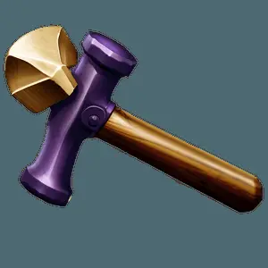 Purple Hammer PNG 96