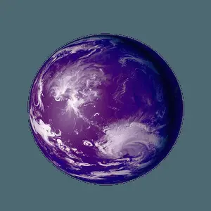 Purple Planet PNG 25