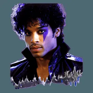 Purple Rain Movie Poster Prince PNG dus