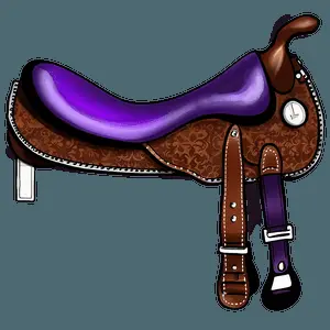 Purple Saddle PNG hfq