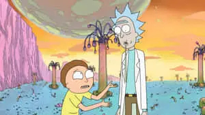 Rick and Morty make a triumphant return in this meme-worthy image.