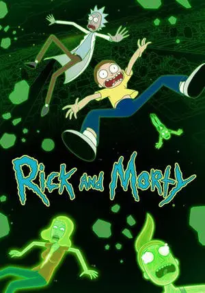 Rick And Morty Characters Floating