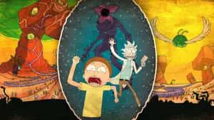 "Rick and Morty take a wild trip in this stunning fan art!"