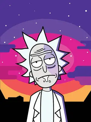 Rick And Morty Phone Sunset