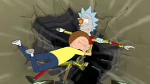 Crazy adventures with Rick and Morty