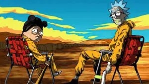 Rick And Morty Stoner Breaking Bad-Inspired