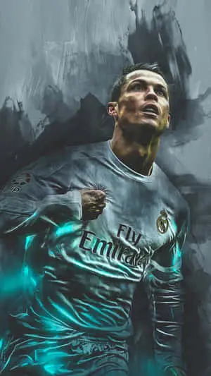 Ronaldo Dynamic Soccer Star Artwork