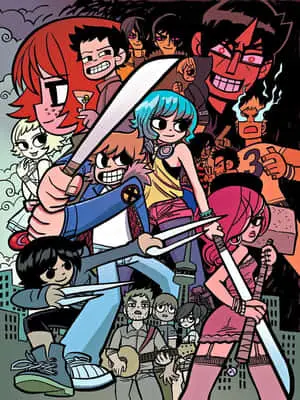 The Mighty Characters of scott pilgrim