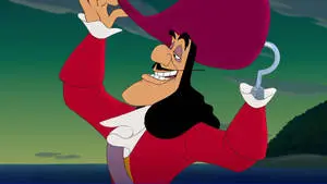 Smirking Captain Hook 