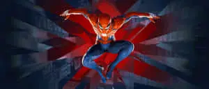Spider Man being cool and heroic. 