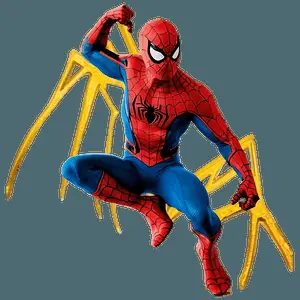 Spider Man Hero Poses PNG vkr