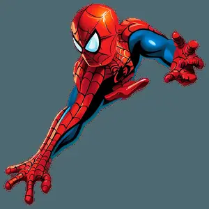 Spider Man Logo with Shadows PNG 22