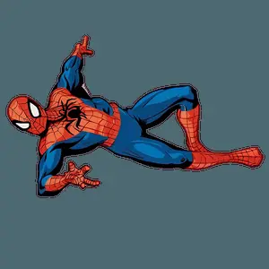 Spiderman Transparent Artwork PNG 05262024