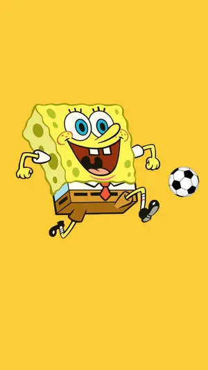 Happy SpongeBob Cool Football Sport