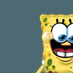 Spongebob Excited Face PNG qmi59