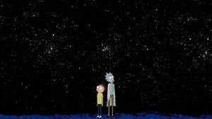 Star Gazing Rick And Morty 4K