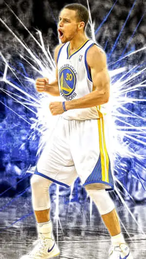 Stephen Curry Looking Cool in Blue