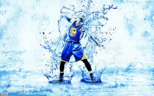 Stephen Curry radiates coolness in a classic Warriors jersey