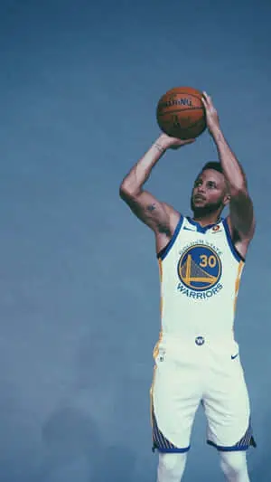 NBA superstar Stephen Curry looking cool