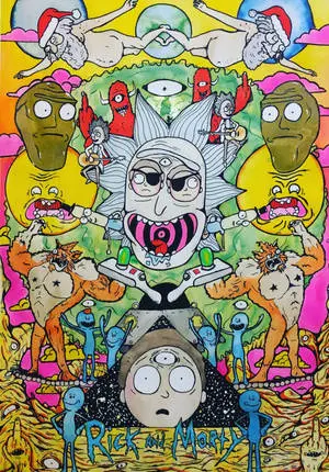 Rick And Morty Stoned Cartoon