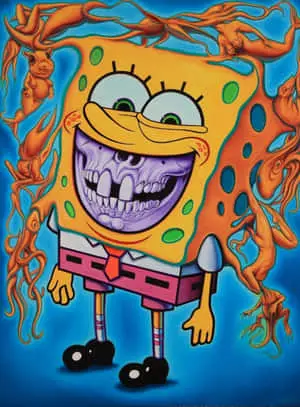 Surreal Sponge Bob Artwork