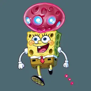 Transparent Spongebob Cartoon PNG 84