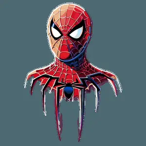 Vintage Spider Man Logo PNG lej